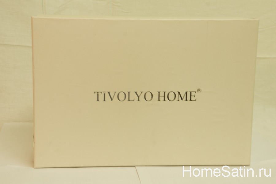 Forza комплект кружевного постельного белья от Tivolyo Home коричневого цвета евро, photo №4