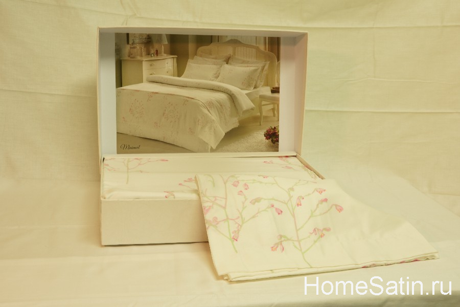 Minimal комплект сатинового постельного белья от Tivolyo Home евро, photo №3