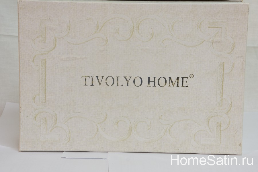 Perla комплект кружевного постельного белья от Tivolyo Home бежевый евро, photo №4