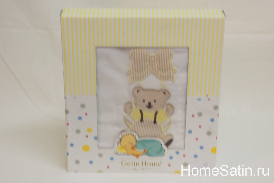 Bebe neversim комплект детского постельного белья от Gelin Home Baby Collection бежевого цвета, photo №1