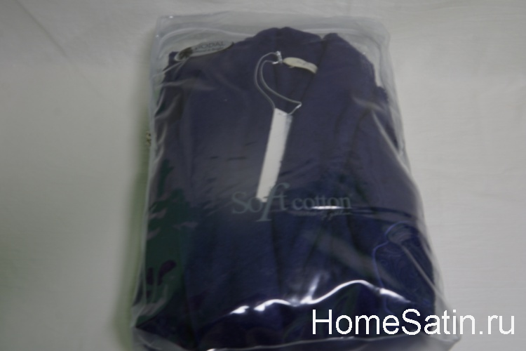 Deluxe bornoz халат мужской от Soft cotton фиолетовый XL, photo №2