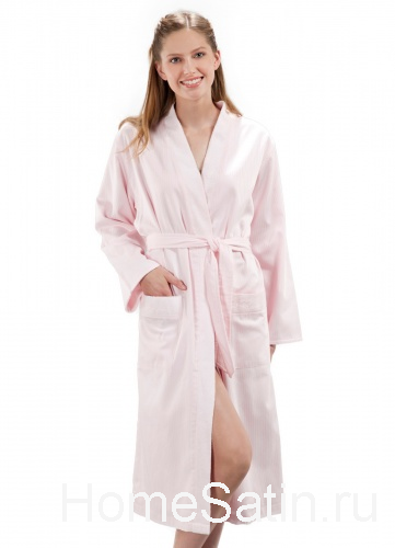 Double face халат женский от Soft cotton розовый XL, photo №1