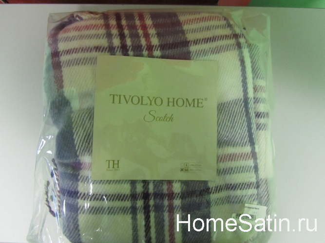 Scotch плед от Tivolyo Home лиловый 1,5 спальный, photo №2