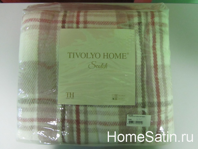 Scotch плед от Tivolyo Home розовый евро, photo №2