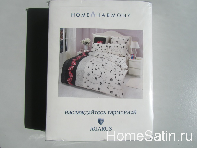 1029 комплект постельного белья мако сатин от Home Harmony евро, photo №4