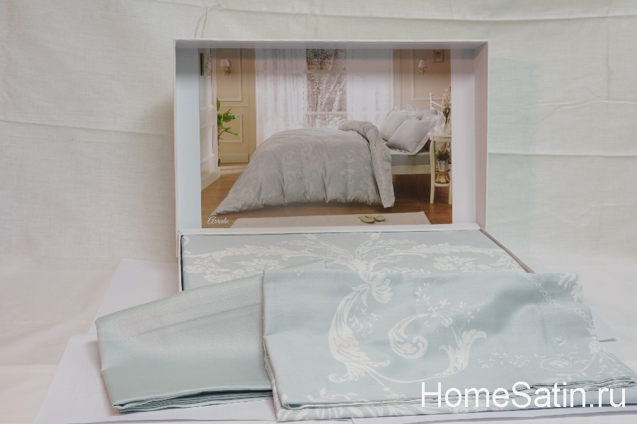 Arredo комплект постельного белья от Tivolyo Home бирюзовый 1,5 спальный, photo №3